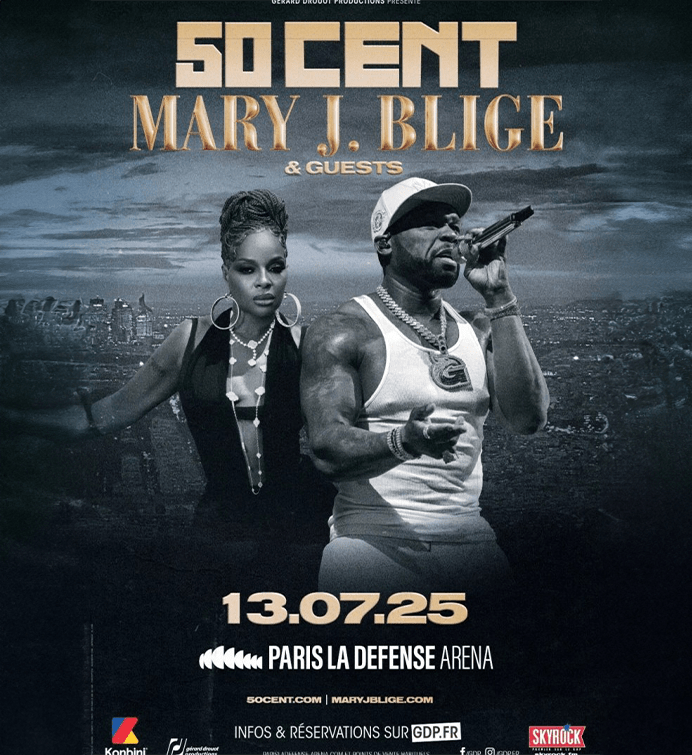 50 Cent et Mary J.Blige en concert