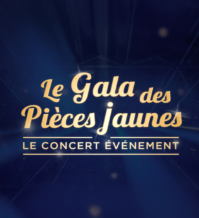 Affiche de présentation du Gala des Pièces Jaunes 2025 à Paris La Défense Arena en VIP avec Eventeam Live