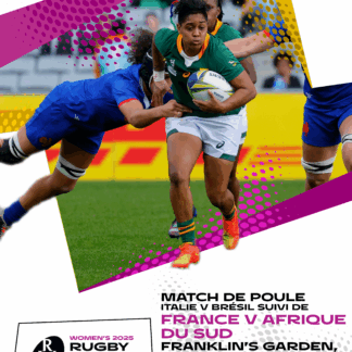 Coupe du monde de rugby féminine 2025 joueuses les bleues contre Afrique du Sud