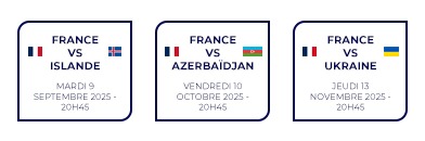 Qualifications matchs France Coupe du monde Fifa