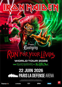 Iron Maiden en concert à Paris