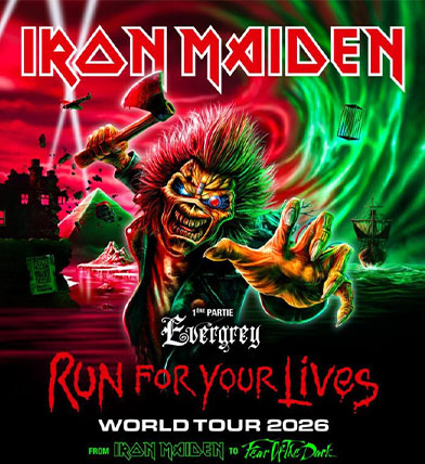 Iron Maiden concert Paris La Défense Arena