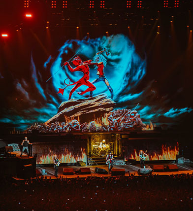 Iron Maiden concert Paris La Défense Arena